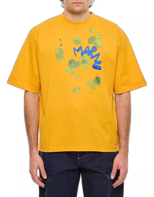 Marni Printed T-shirt Orange