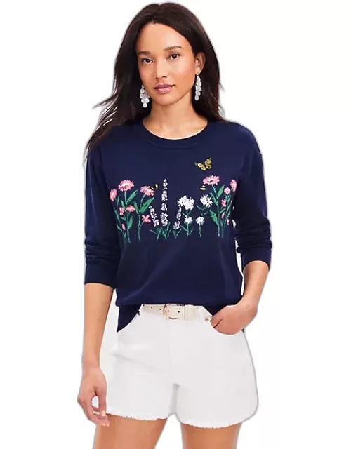 Loft Floral Sweater