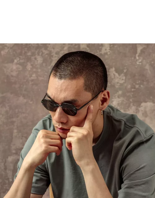 Men's Sandor Angular Sunglasses in Matt Nicke