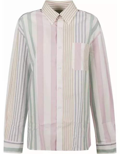 A.P.C. Mateo Striped Oxford Shirt
