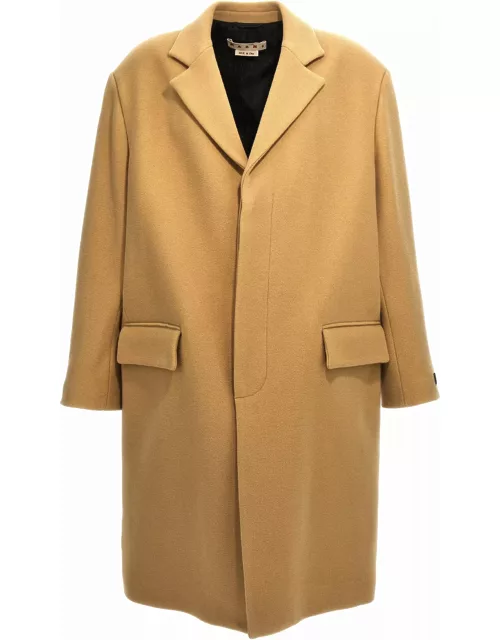 Marni Single-breasted Wool Coat
