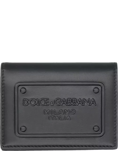 Dolce & Gabbana Card Holder With Embossed Logo