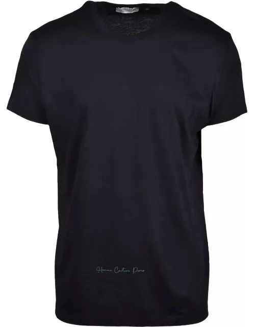 Daniele Alessandrini Mens Black T-shirt