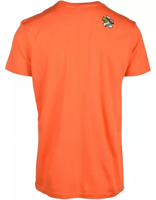 Daniele Alessandrini Mens Orange T-shirt