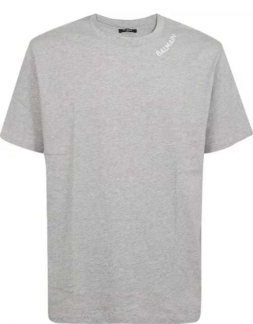 Balmain Stitch Collar T-shirt - Straight Fit