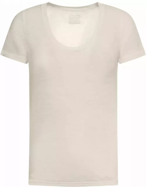120% Lino Short Sleeve Women Tshirt