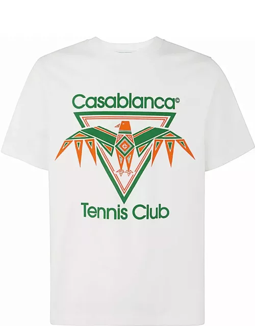 Casablanca Playful Eagle Screen Printed T-shirt