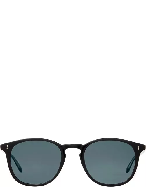 Garrett Leight Kinney Sun Black/semi-flat Pure Blue Smoke Sunglasse