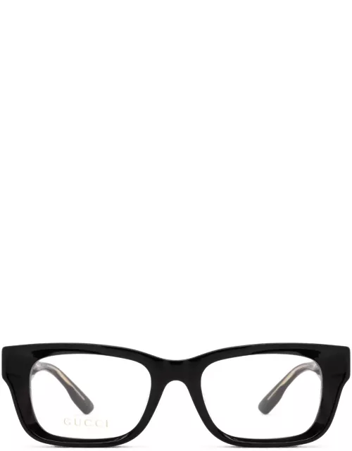 Gucci Eyewear Gg1533oa Black Glasse