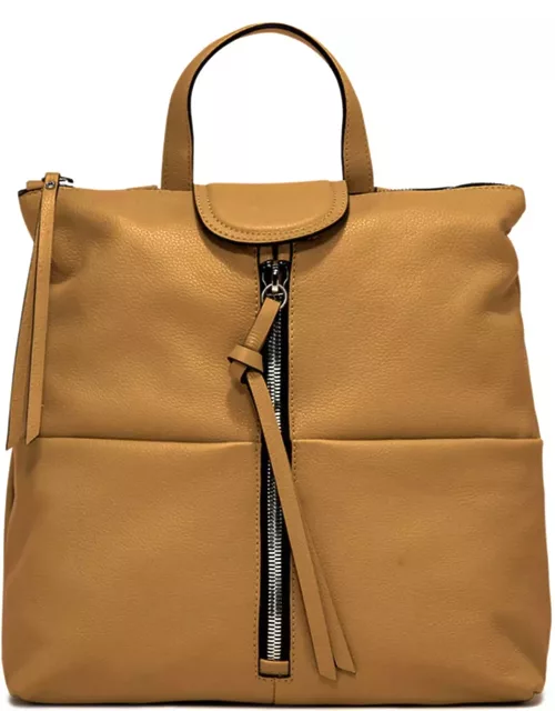 Gianni Chiarini Giada Leather Backpack With Front Zip