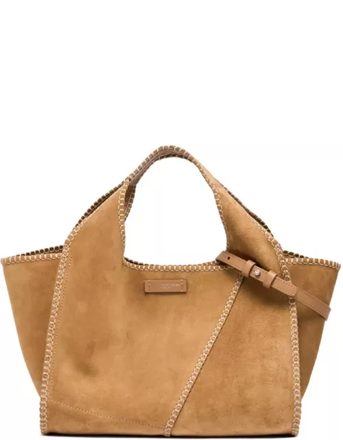 Gianni Chiarini Euforia Shopping Bag In Suede