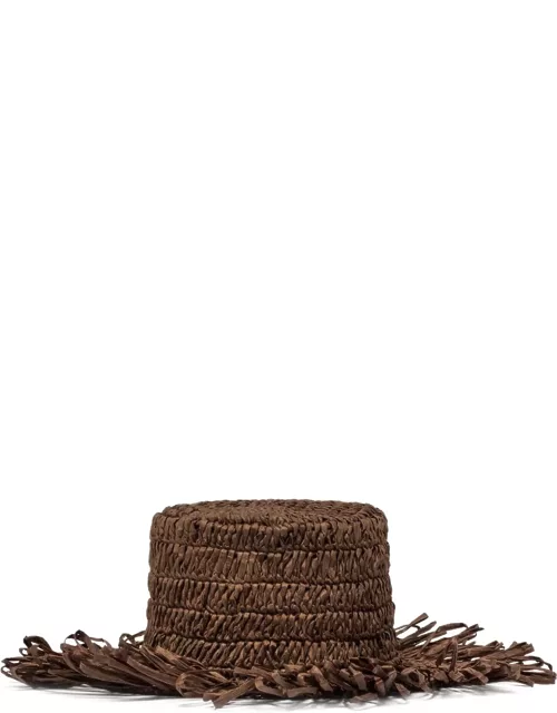 Gianni Chiarini Marcella Hat Crocheted With Straw Effect