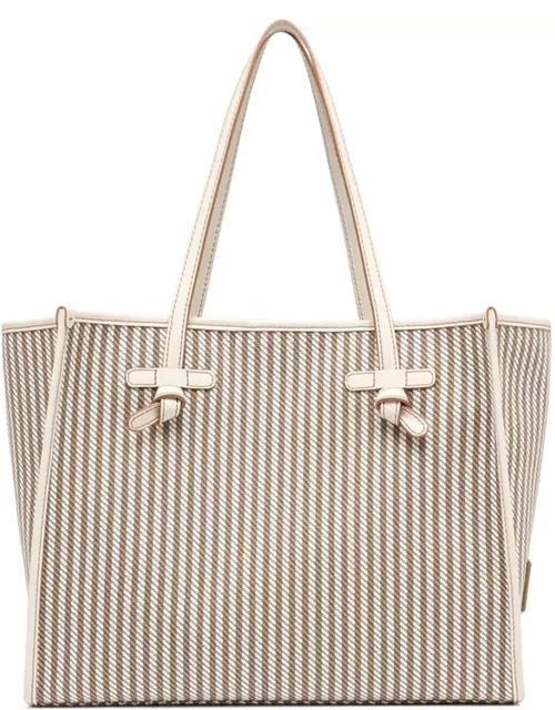 Gianni Chiarini Marcella Shopping Bag With Striped Motif