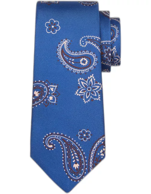 Men's Silk Paisley-Print Tie