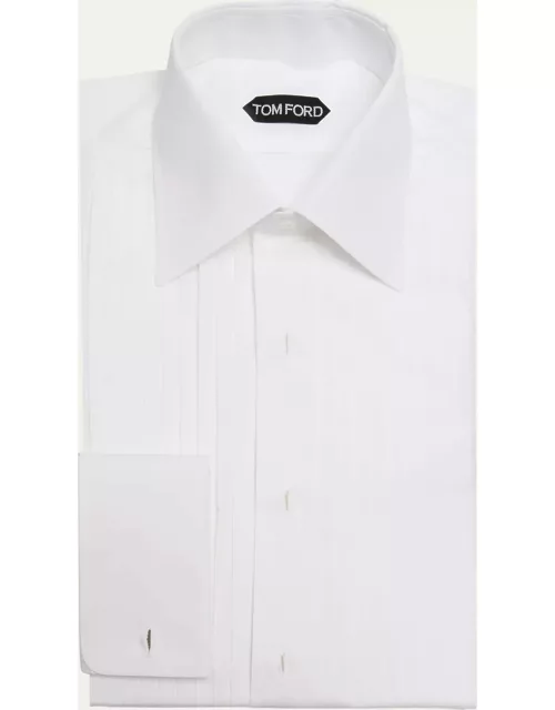 Men's Cotton Plisse Dress Shirt