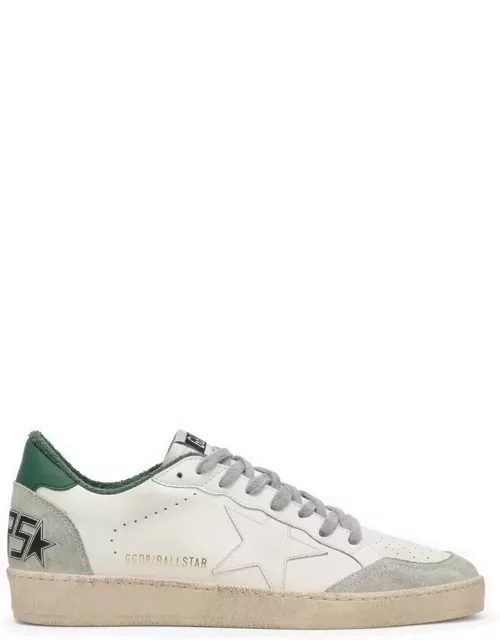 Ballstar white/green low sneaker