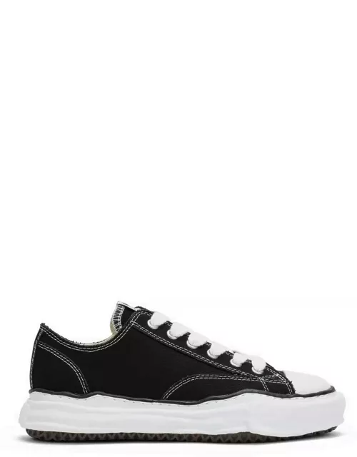 Black Peterson Low sneakers in canva