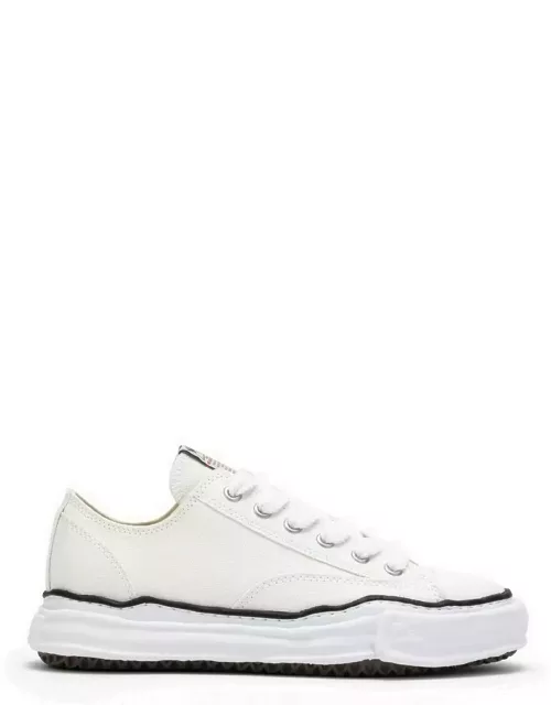 White Peterson Low sneakers in canva