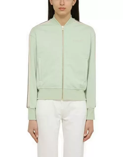 Mint green zip sweatshirt