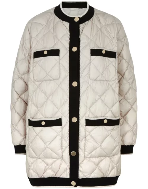 Max Mara The Cube Cardy Reversible Quilted Shell Jacket - Sand - 10 (UK10 / S)