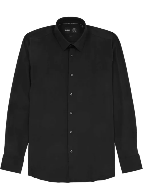 Boss Stretch-jersey Shirt - Black - 38 (C15 / S)