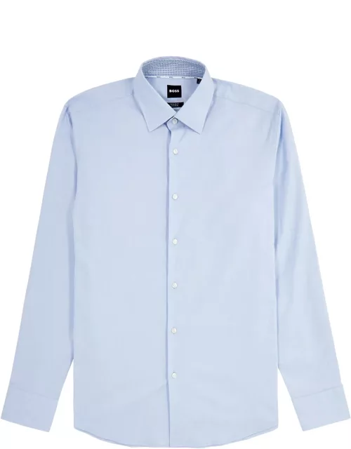 Boss Stretch-cotton Shirt - Blue - 42 (C16.5 / XL)