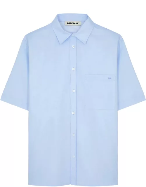 Darkpark Vale Cotton Shirt - Light Blue - L (UK14 / L)