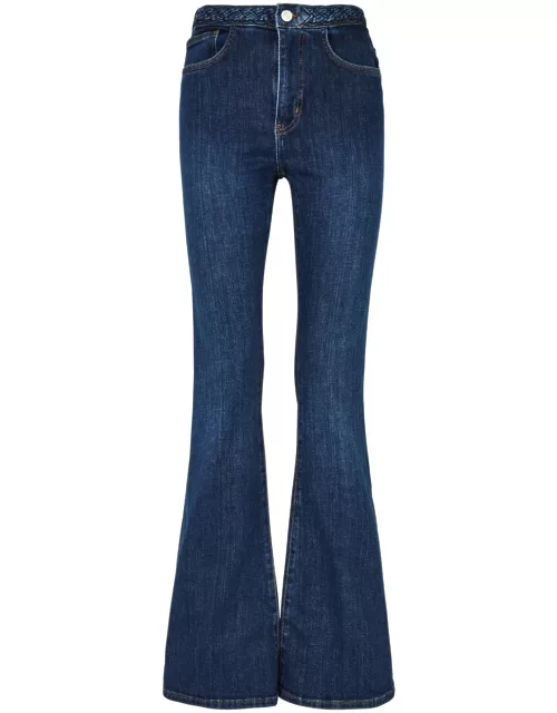 Frame Le High Flare Jeans - Indigo - 24 (W24 / UK6 / XS)