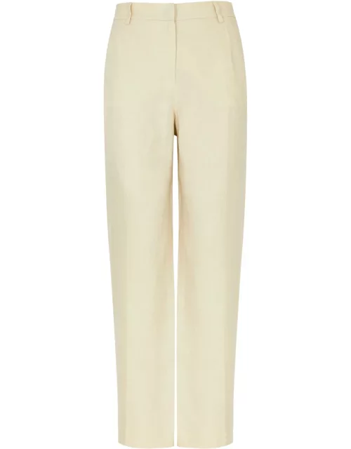 Max Mara Weekend Malizia Linen Trousers - Sand - 10 (UK10 / S)