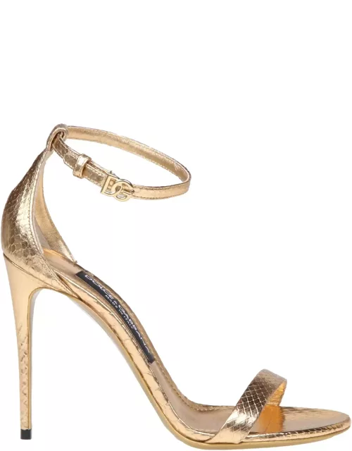 Dolce & Gabbana Keira High Stiletto Heel Sandal