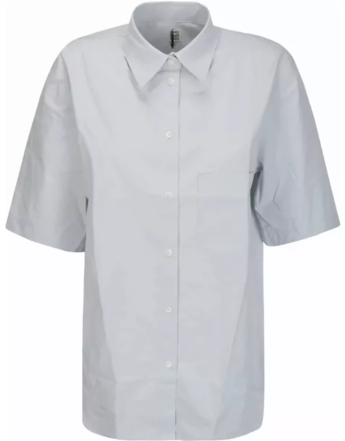 Totême Short-sleeve Poplin Shirt