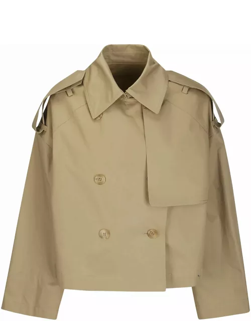 Juun.J Cropped Trench Coat