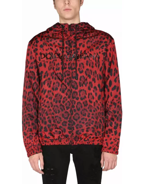Dolce & Gabbana Jacket With Animal Print