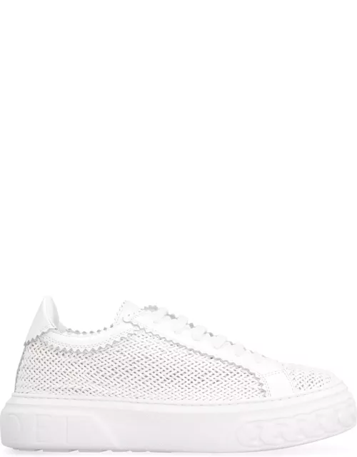 Casadei Leather Chunky Sneaker