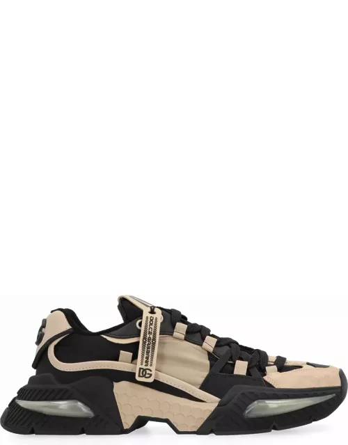 Dolce & Gabbana Airmaster Sneaker In Nylon And Suede