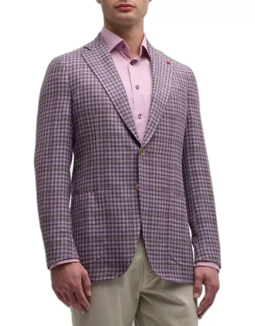 Men's Check Wool-Blend Sport Coat
