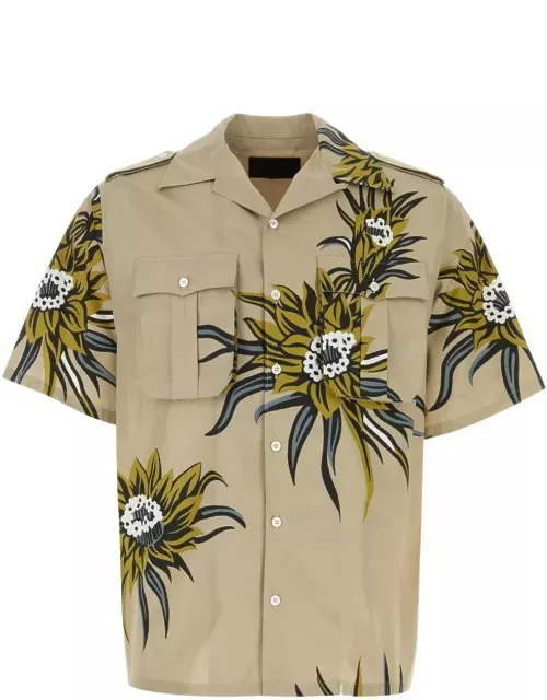 Prada Pattern-printed Short-sleeved Shirt