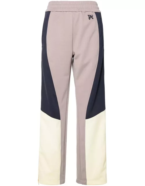 Palm Angels Logo Embroidered Colour-blocked Track Pant
