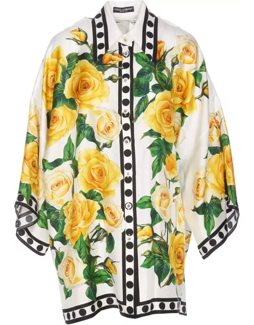 Dolce & Gabbana Roses Print Shirt