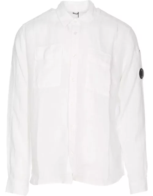 C.P. Company Logo Linen Shirt