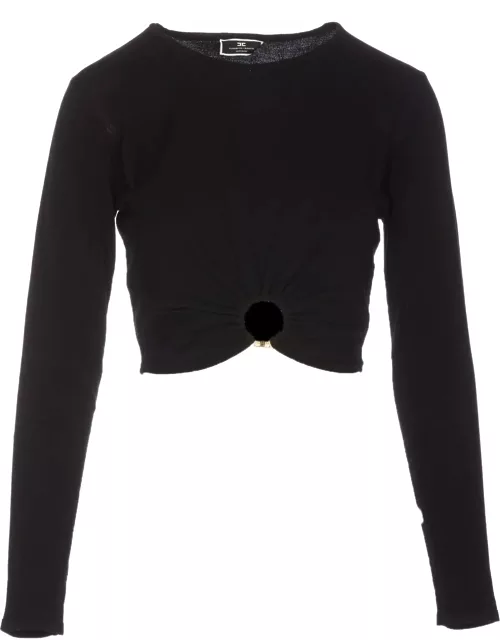 Cropped Top With Ring Elisabetta Franchi