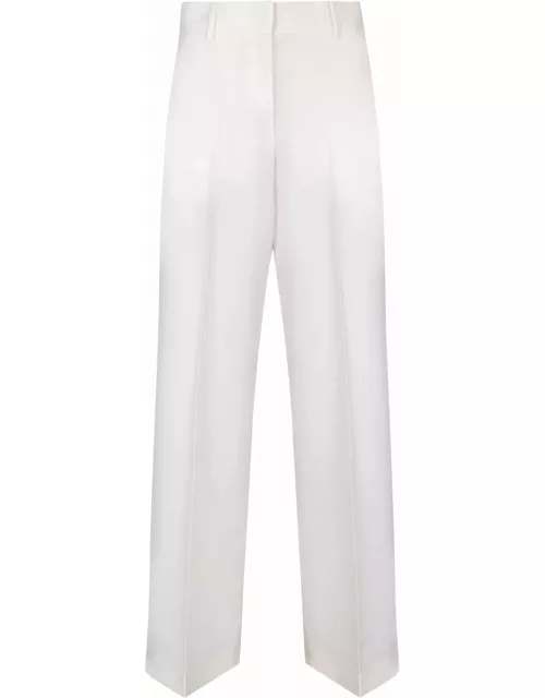 MSGM White Tailored Trouser