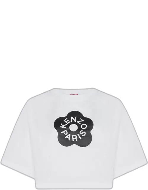 Kenzo Boke Cotton Cropped T-shirt