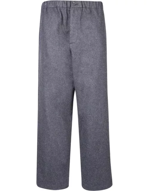 Jil Sander Grey Cotton Trouser