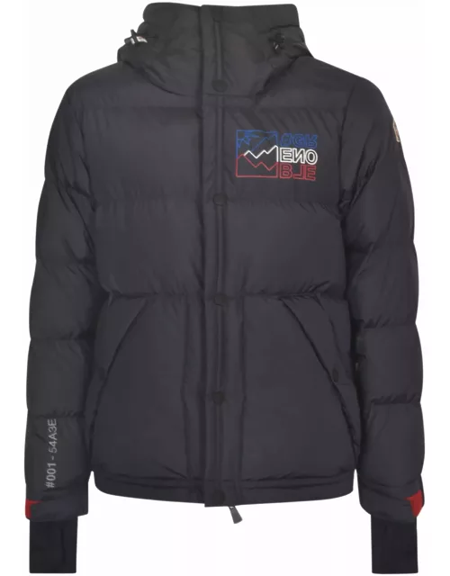 Moncler Grenoble Logo Buttoned Padded Jacket