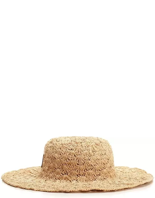 Isabel Marant Logo Patch Weaved Hat