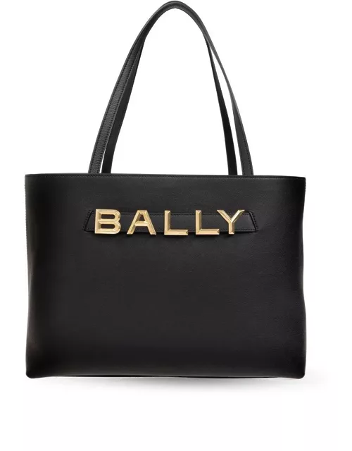 Bally Logo-lettering Magnetic Fastened Tote Bag