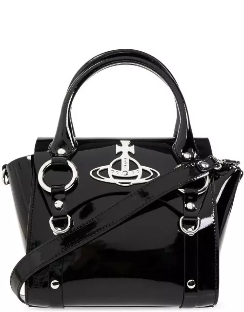 Vivienne Westwood Betty Orb Plaque Small Tote Bag