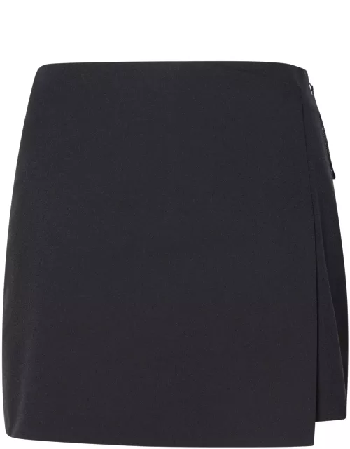 Moncler Black Polyester Blend Short