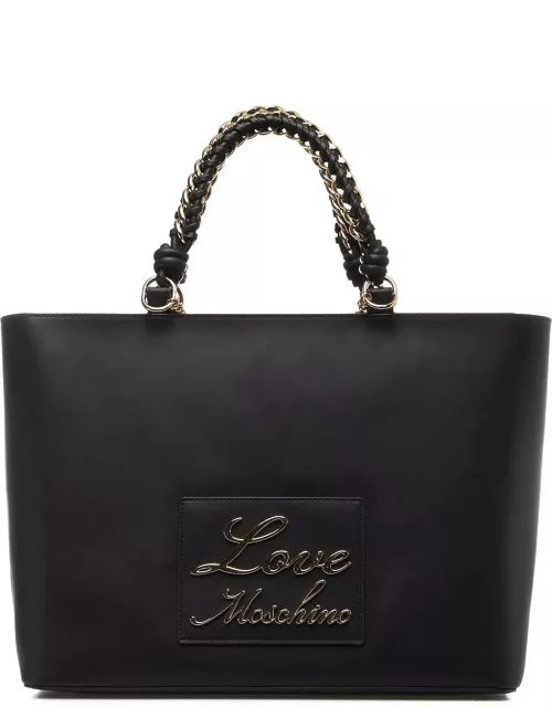 Moschino Logo Lettering Tote Bag
